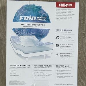 Frio Rapid Chill 5 sided mattress protector